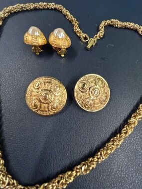 Givenchy gold tone set